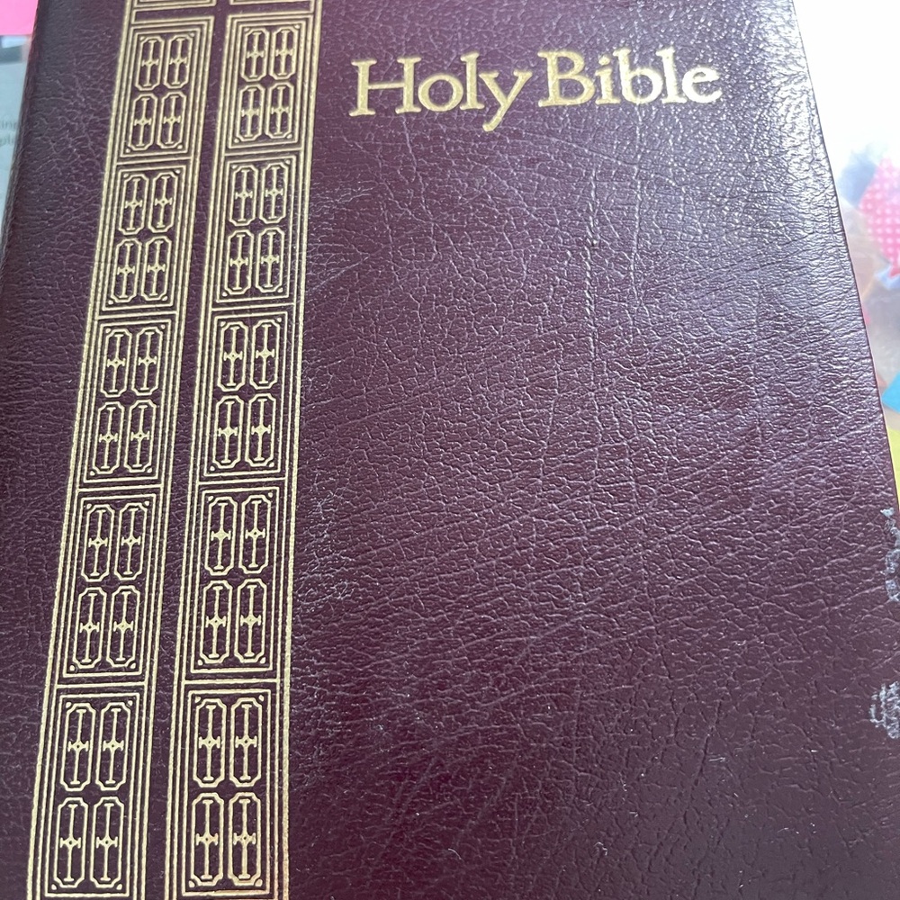 Holy Bible large print KJV.